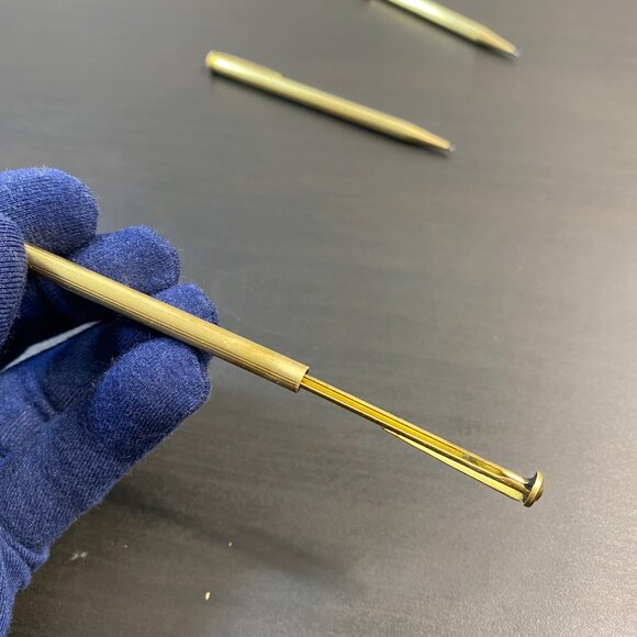 SELECT Pencil, MECHANICAL pencil, metal pen, golden color, ONE Pencil, made in J - Picture 5 of 10